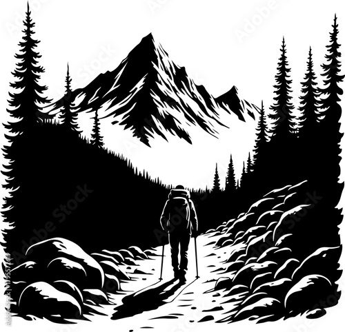 Into the Mountain Path