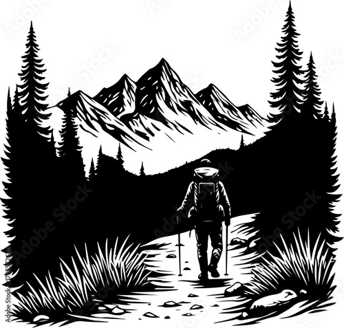 Into the Mountain Path