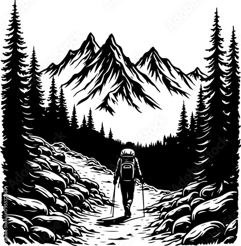 Into the Mountain Path