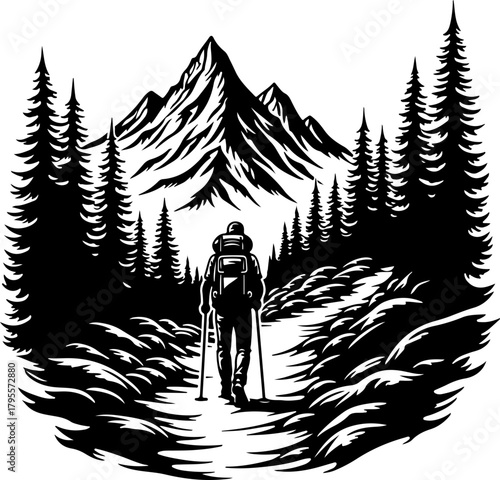 Into the Mountain Path