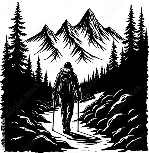 Into the Mountain Path