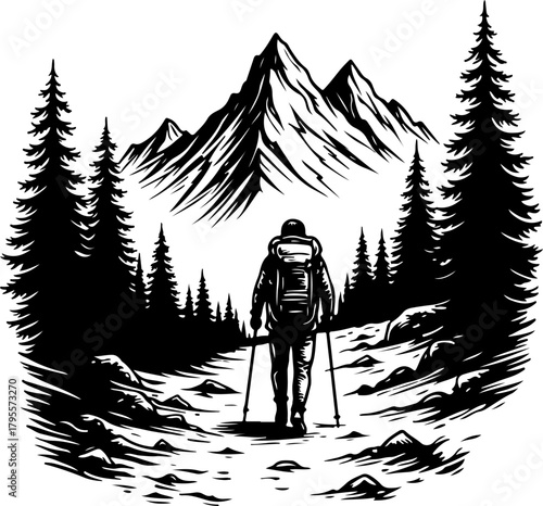 Into the Mountain Path