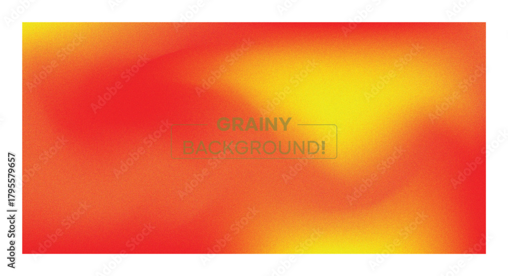 Obraz premium Vibrant red and yellow grainy abstract gradient background with smooth swirling motion and soft blurred textures creating warm glowing tones ideal for modern digital design and creative visuals today