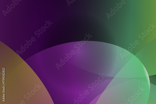 Abstract gradient sphere overlay background