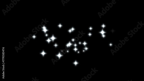 Wallpaper Mural Sparkle particles shine animated effect sparkle particles blink shine stars looping, twinkle sparkling stars shine animation, glowing glitter burst sparkle effect on black screen background. 4k Torontodigital.ca