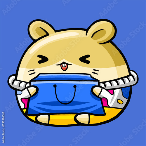 New hamster icon illustration post