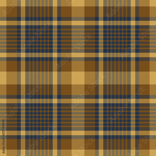 Seamless beige,blue color check pattern.Repeating patern plaid. Checkered design for prints.Repeated tartan fabric.Vector scottish fabriс. Ekose texture.Madras flannel.Checker line.Stripe gingham.

