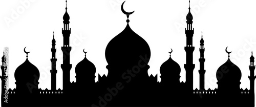 Islamic Mosque Silhouette Art