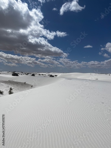 White sand dunes