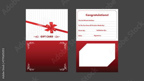Creative Gift Card Template Design