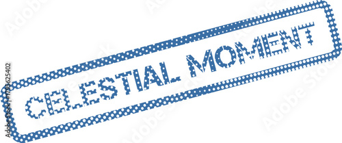 Celestial Moment Dotted Stamp Capturing Ethereal Experiences and Special Occasions