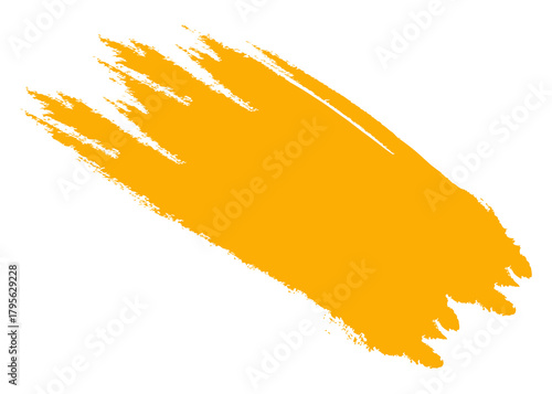 Fototapeta Naklejka Na Ścianę i Meble -  Abstract gold brush stroke on black background