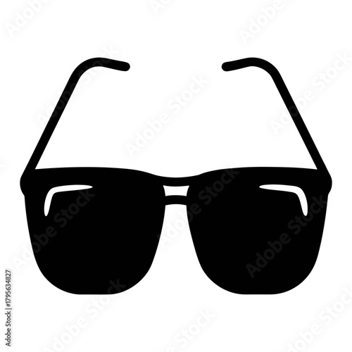 Find the perfect sunglasses black vector image for summer fashion and eye protection accessory needs