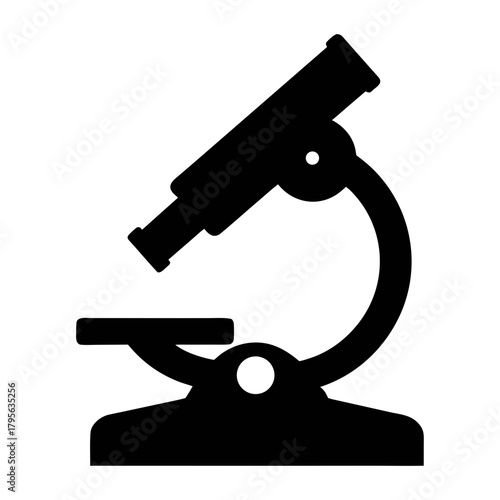 Explore science with this microscope vector image perfect for educational resources and scientific designs