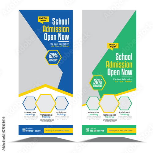 Enroll now for top-tier education! Enjoy 50% off with interactive, professional individualized learning. Secure your child’s future today, Back to school admission study college education kids promo