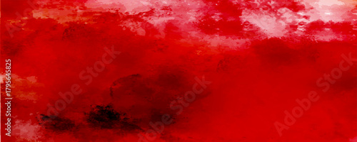 Ethereal red vapor softly diffusing into a dark atmospheric gradient, capturing a blend of fluidity and mystery.