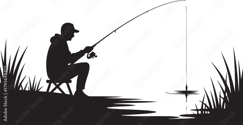 Obraz premium Abstract geometric composition with vibrant color palette and bold typography elements