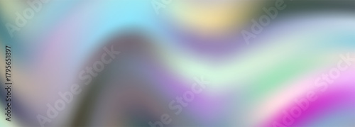 Colorful abstract background with soft curved lines and luminous gradient transitions.