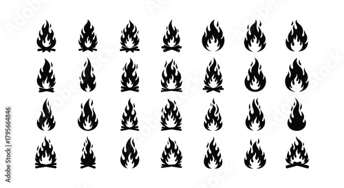 Illustration of plant growth stages from seedling to young plant development
