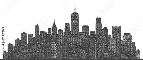 Graphic Elements for Creative Projects, Digital Art, Modern Environment, Top-Down Perspective