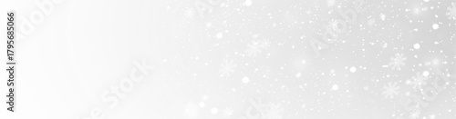Winter PNG background with gentle snow and luminous snowflakes, frosty glow, cold shimmer and transparent seasonal overlay texture