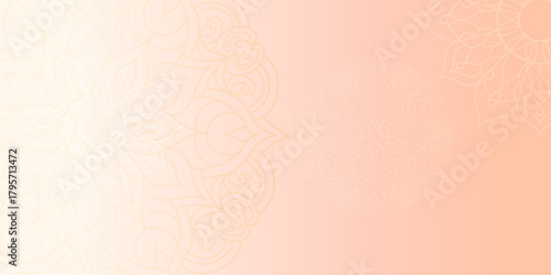 A gentle  background with mandala element. circular decorative elements; Islam, arabic, Indian, ottoman motifs