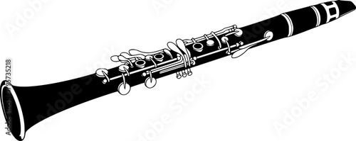 Clarinet silhouette