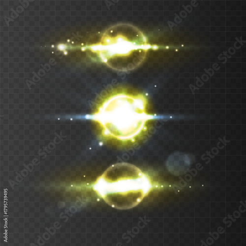 abstract background with glowing stars