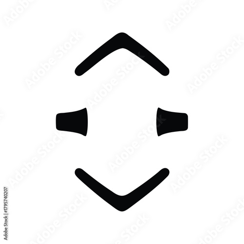 Abstract depiction of synchronized exchange, upload and download symbol illustration