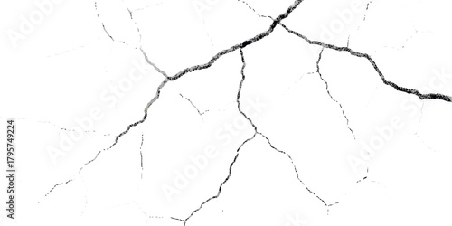 Detailed abstract view of concrete surface with intricate cracks texture