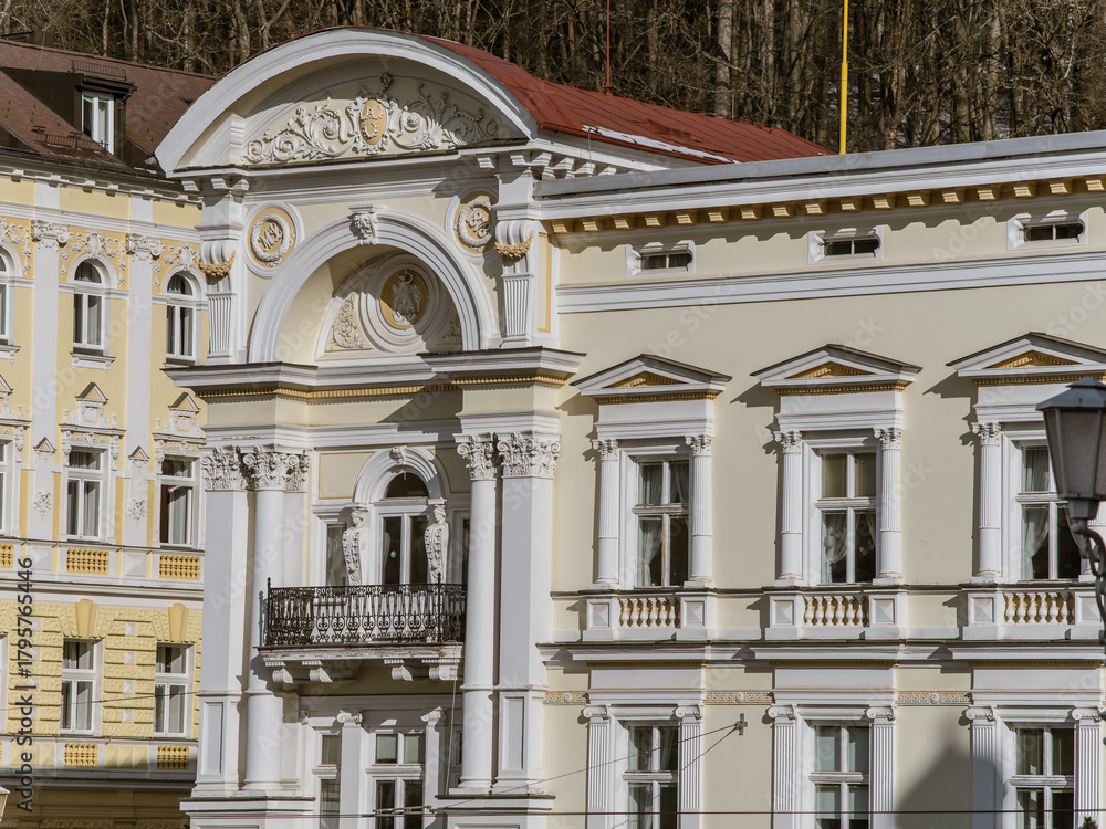 Obraz premium Historische Fassade Marienbad