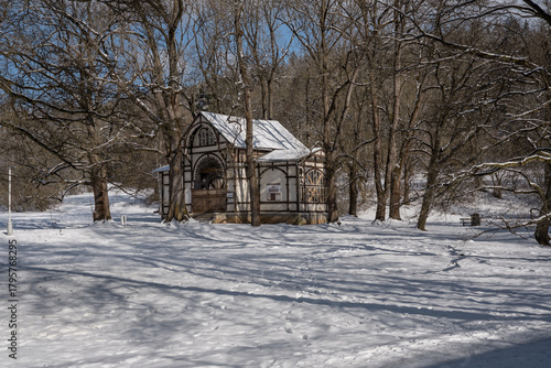 Rudolfquelle Marienbad im Winter