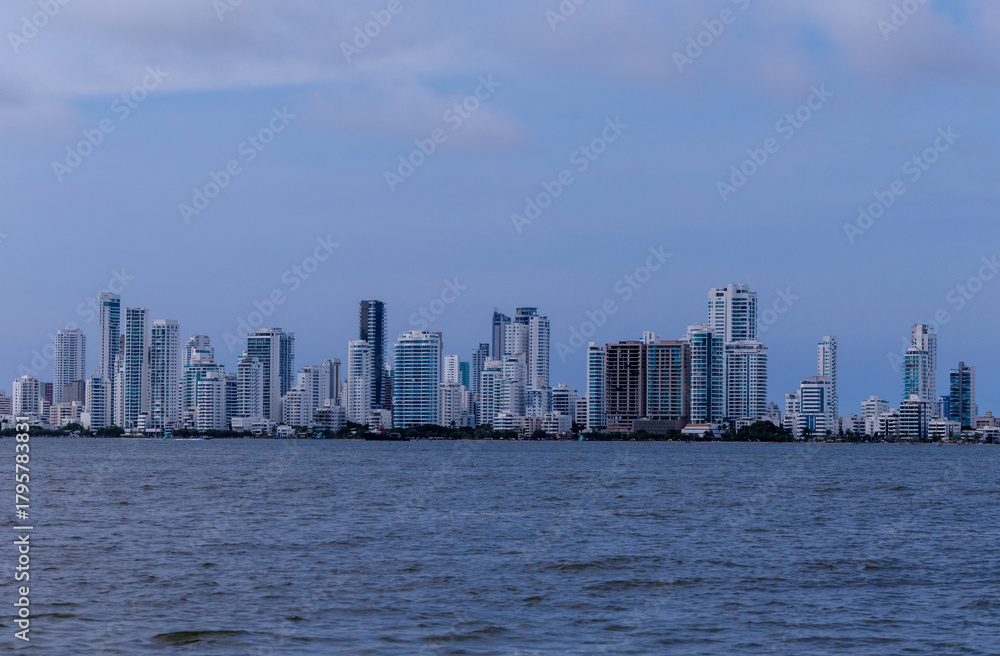 Fototapeta premium Coast of Cartagena de Indias, Colombia