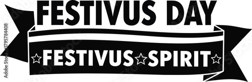 Festivus Day banner with the words Festivus spirit