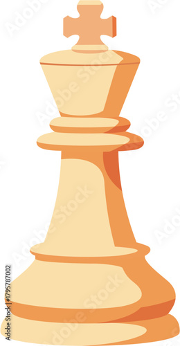 Vector illustration of a single chess pawn