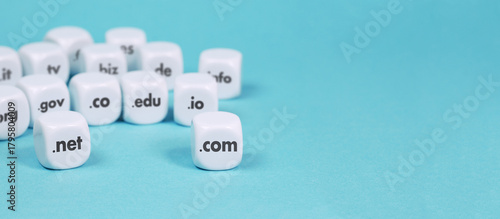 Internet Domain Name Website Hosting Banner Concept