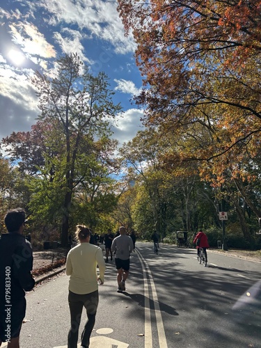 Runners at Central Park