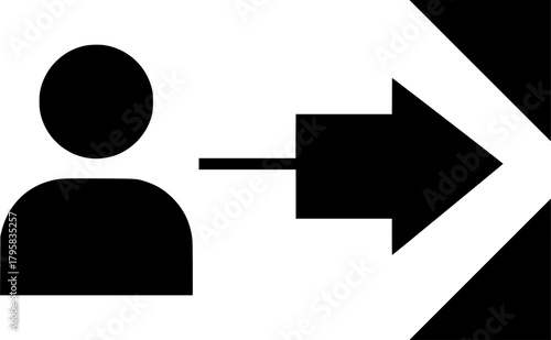 zoom in glyph vector flat icon
