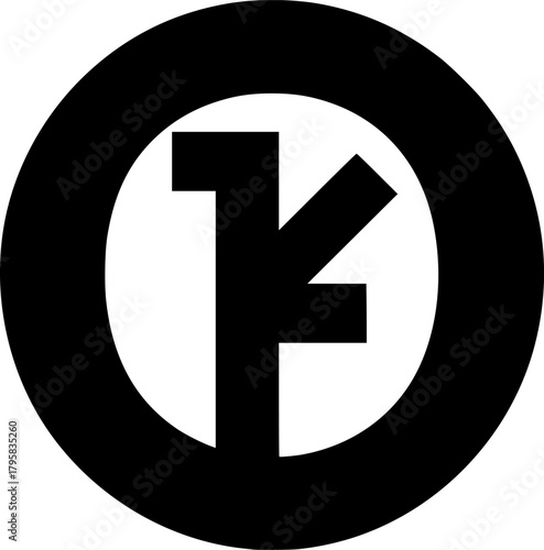 zoom in glyph vector flat icon
