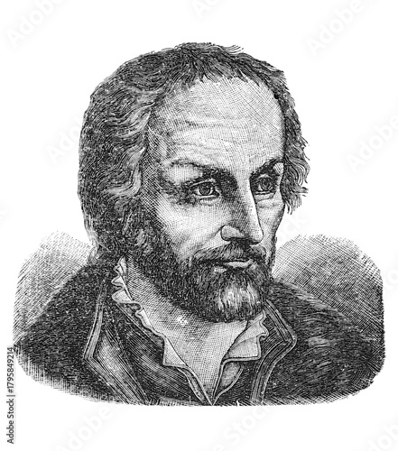 Tableau sur toile Philip Melanchthon, 1497 - 1560, a German Lutheran reformer, the first systemati