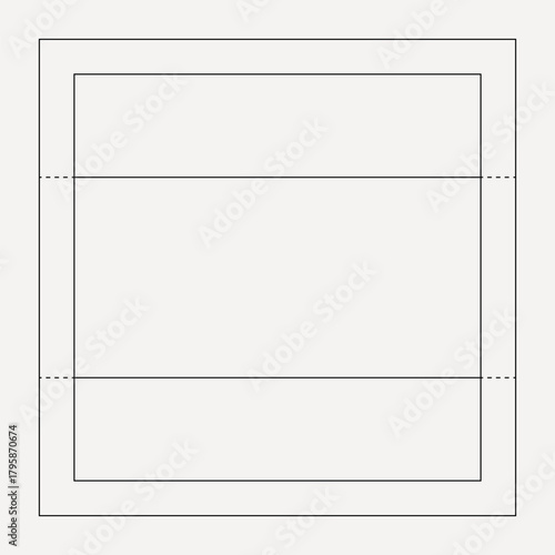 Minimal line, white, design element vector