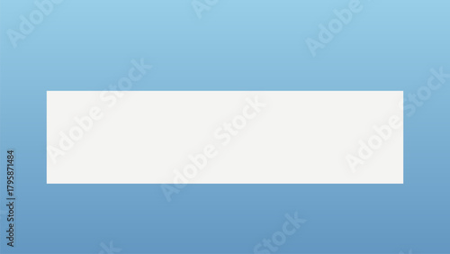 Gradient blue rectangle frame vector