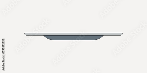 Plate dinnerware illustration collage element vector