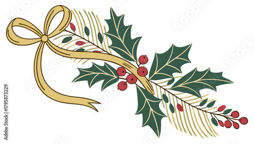 vector illustration of a christmas decoration