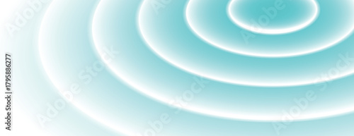 A soft blue background with a gradient effect, featuring concentric circles. The blue background has a smooth, calming texture. Circular pattern background. Blue background vector.