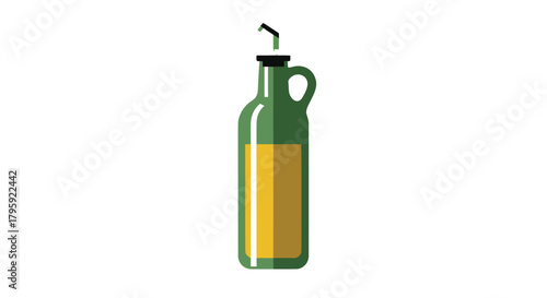 Olive oil bottle icon