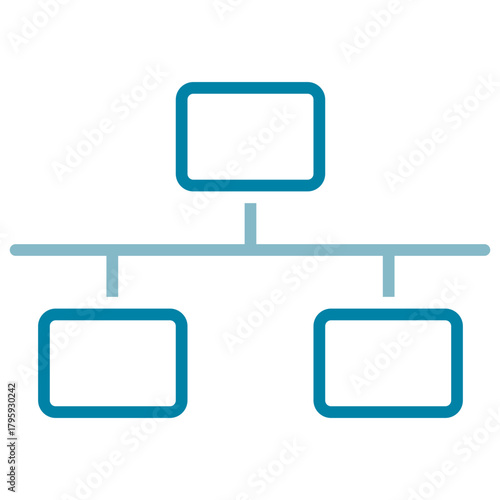 Local Area Network Dual Tone Outline Icon