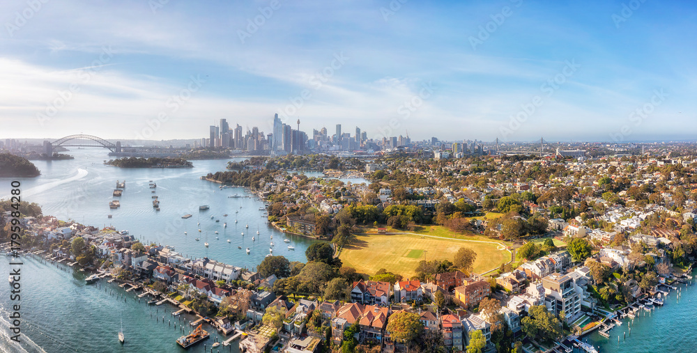 Fototapeta premium D Sydney Woolwich inner west pan