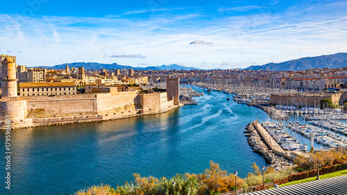 Old Harbour of Marseille provence france