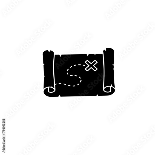 Old Treasure Map Icon